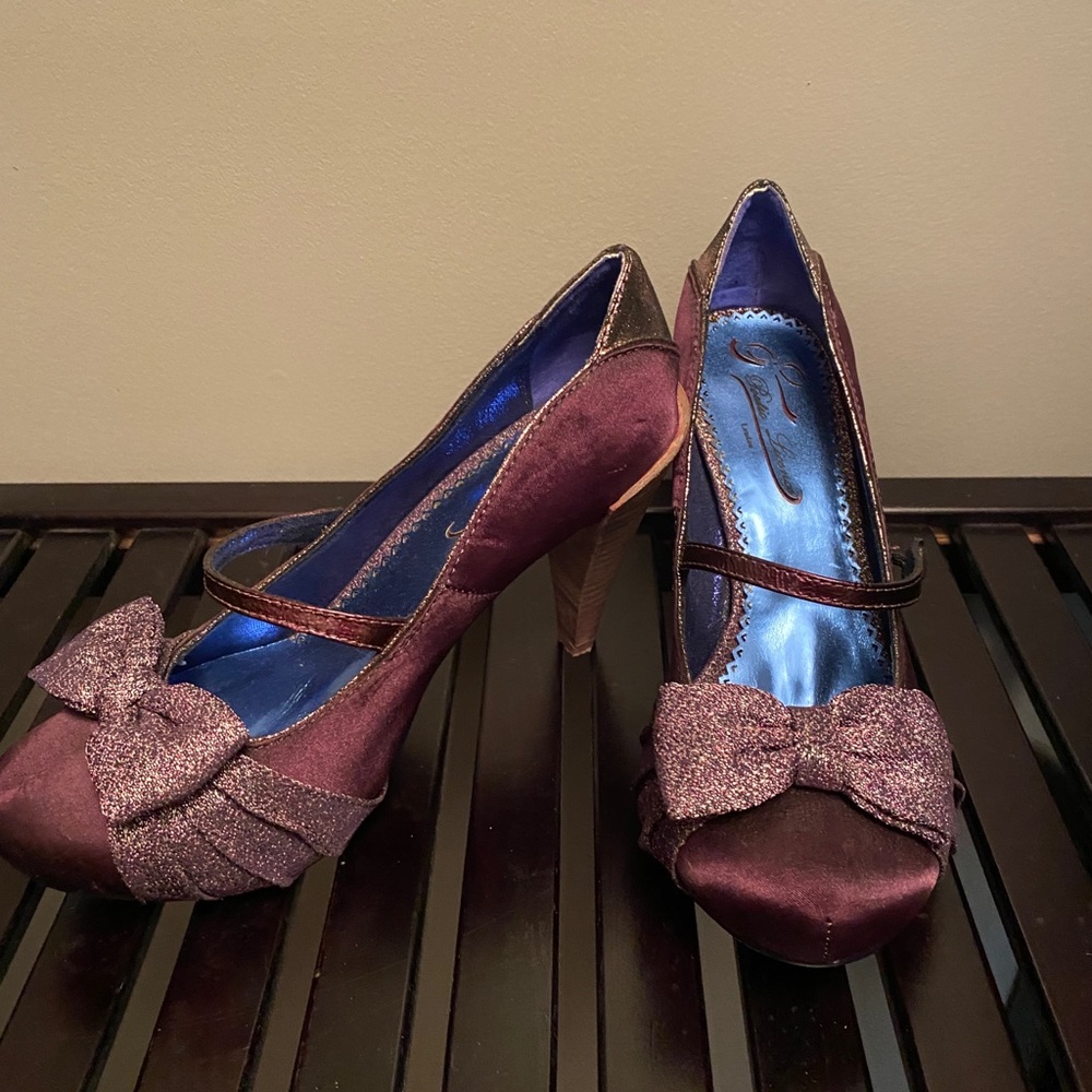 Poetic License Purple Pump Heels 6.5